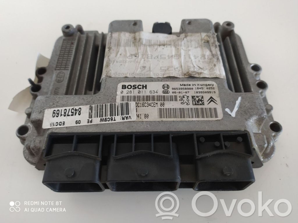 Peugeot 307 Engine control unit/module 