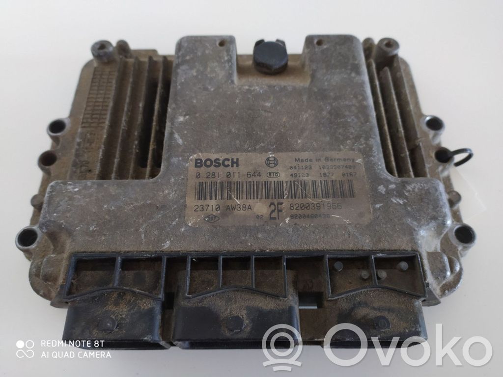Sterownik / Moduł ECU   0281011644,8200391966,8200460436