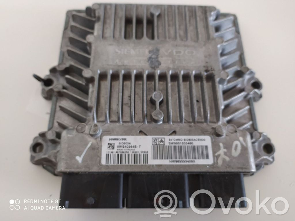 Peugeot 407 Engine control unit/module 