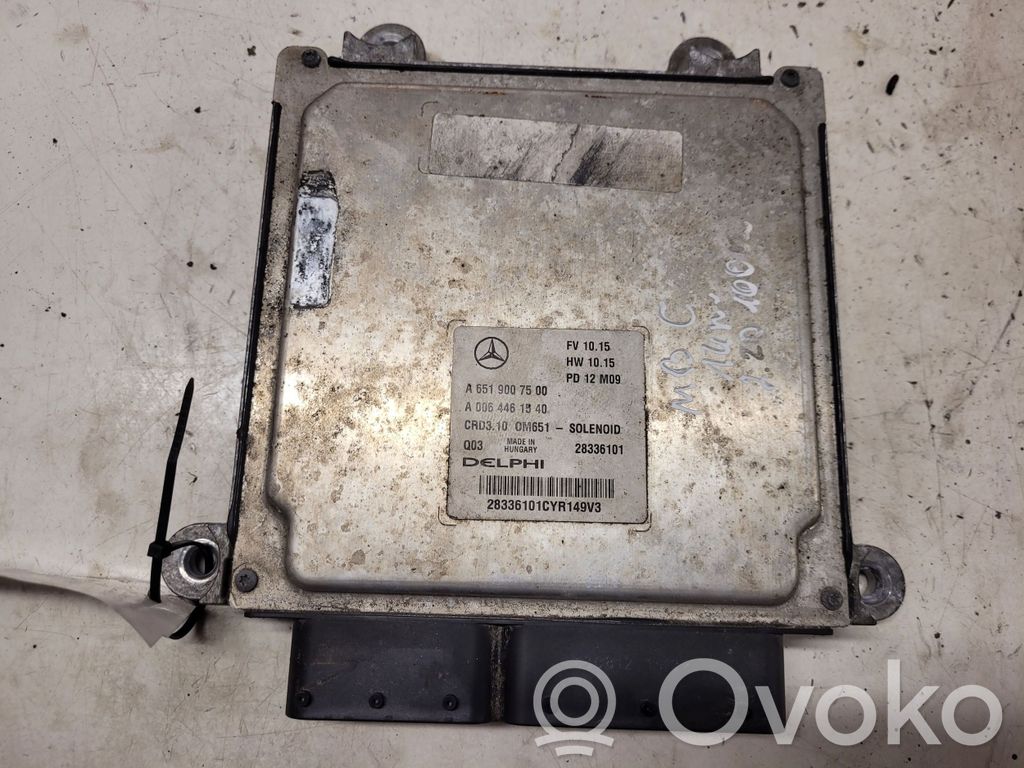 Mercedes-Benz C W204 Engine control unit/module 