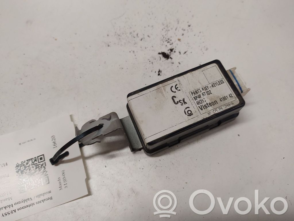 Mazda 3 I Keyless (KESSY) go control unit/module 