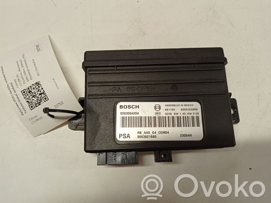 Citroen C5 Parking PDC control unit/module 