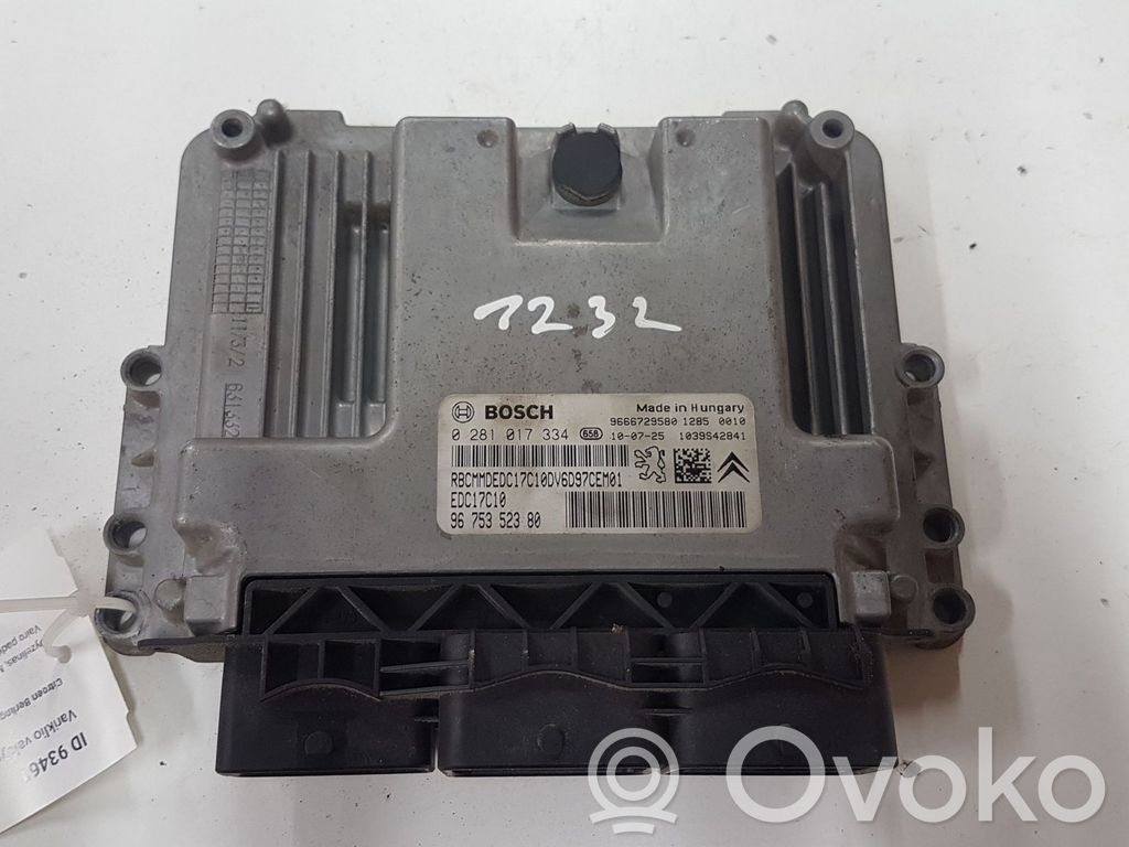 Citroen Berlingo Engine control unit/module 