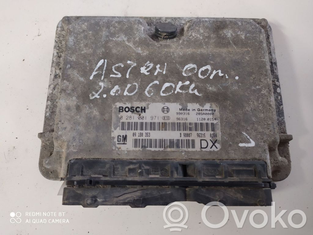 Opel Astra G Engine control unit/module 