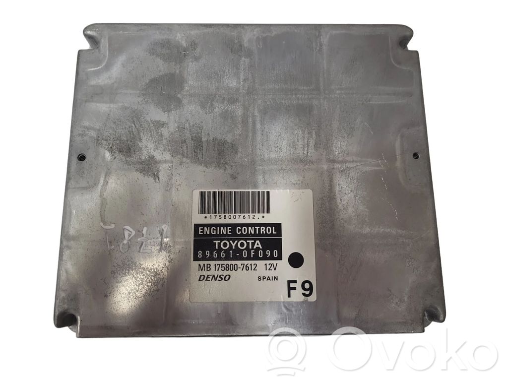 Toyota Corolla Verso E121 Engine control unit/module 