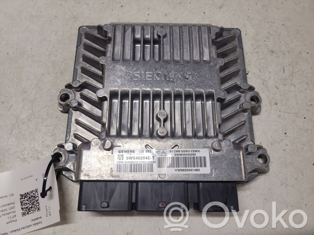 Peugeot 407 Engine control unit/module 