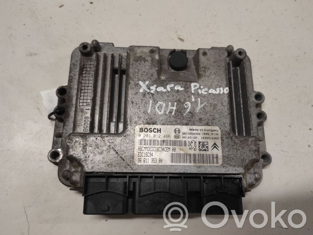 Citroen Xsara Picasso Engine control unit/module 