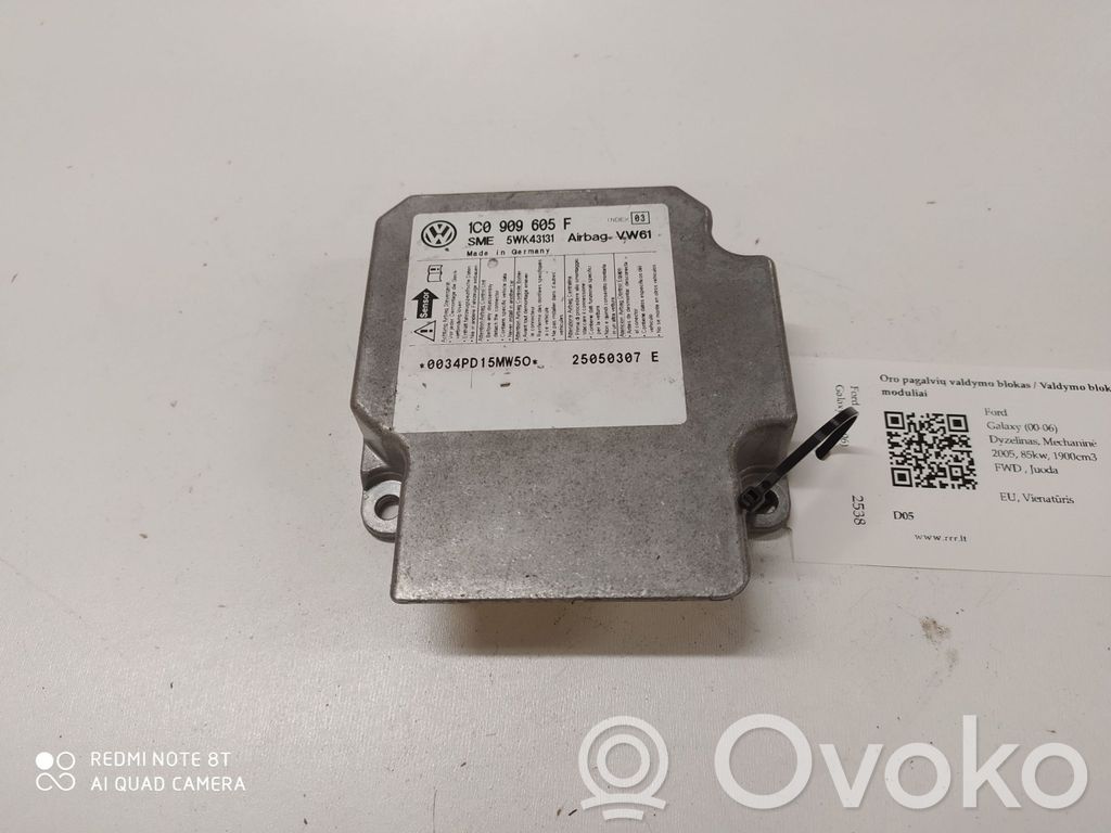 Ford Galaxy Airbag control unit/module 