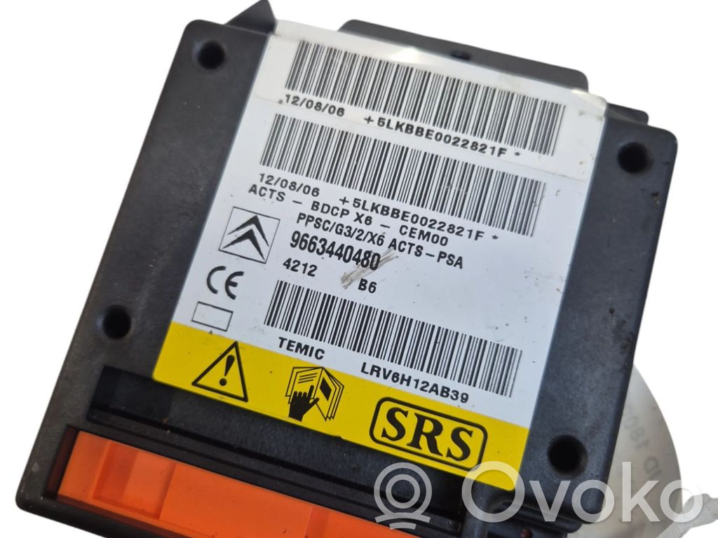 Citroen C6 Airbag control unit/module 