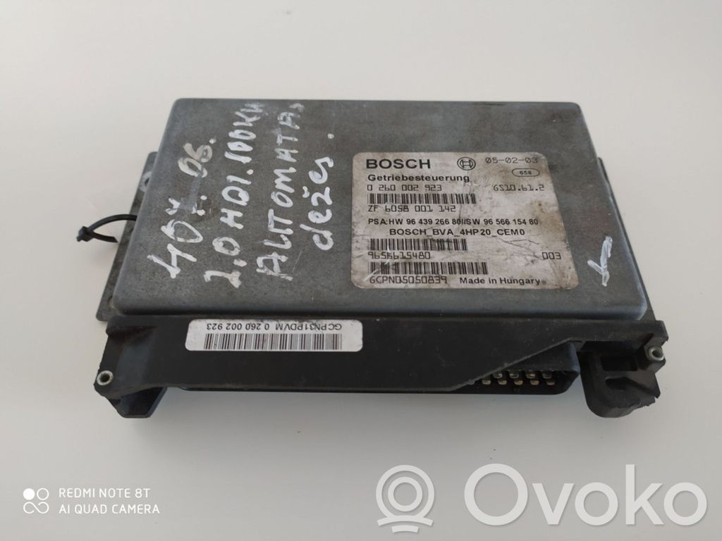 Peugeot 407 Gearbox control unit/module 