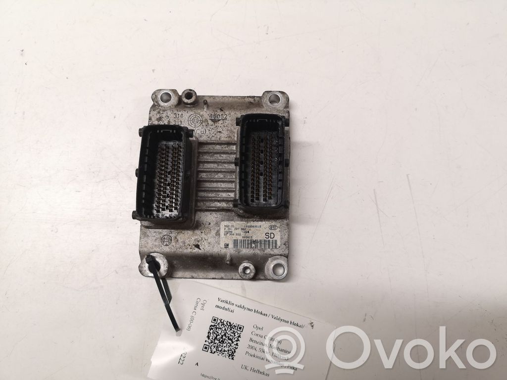 Opel Corsa C Engine control unit/module 