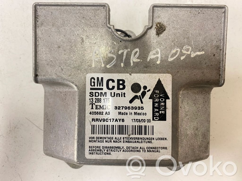 Opel Astra H Airbag control unit/module 