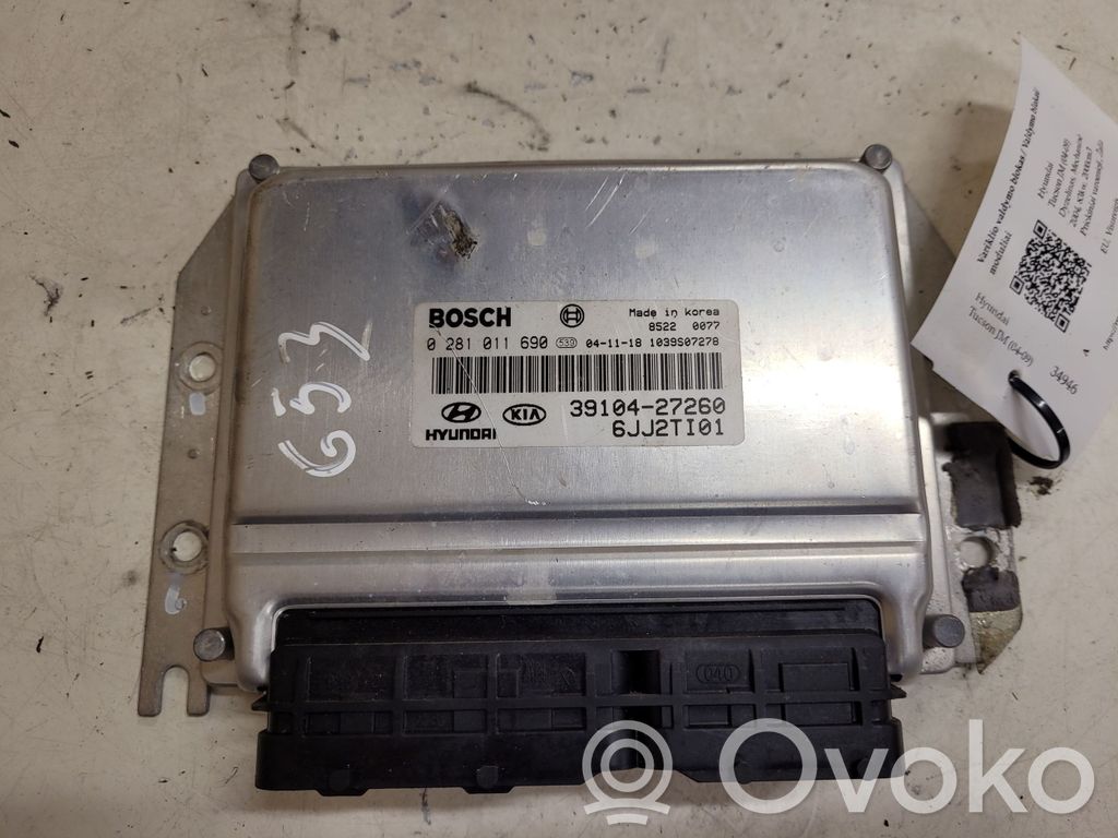 Hyundai Tucson JM Engine control unit/module 
