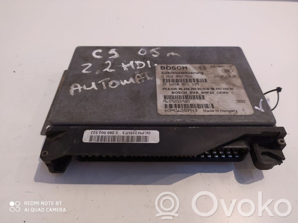 Citroen C5 Gearbox control unit/module 