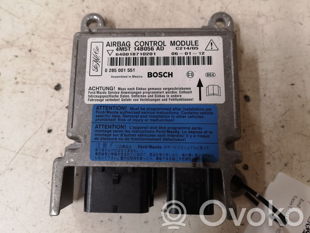 Ford Focus C-MAX Airbag control unit/module 