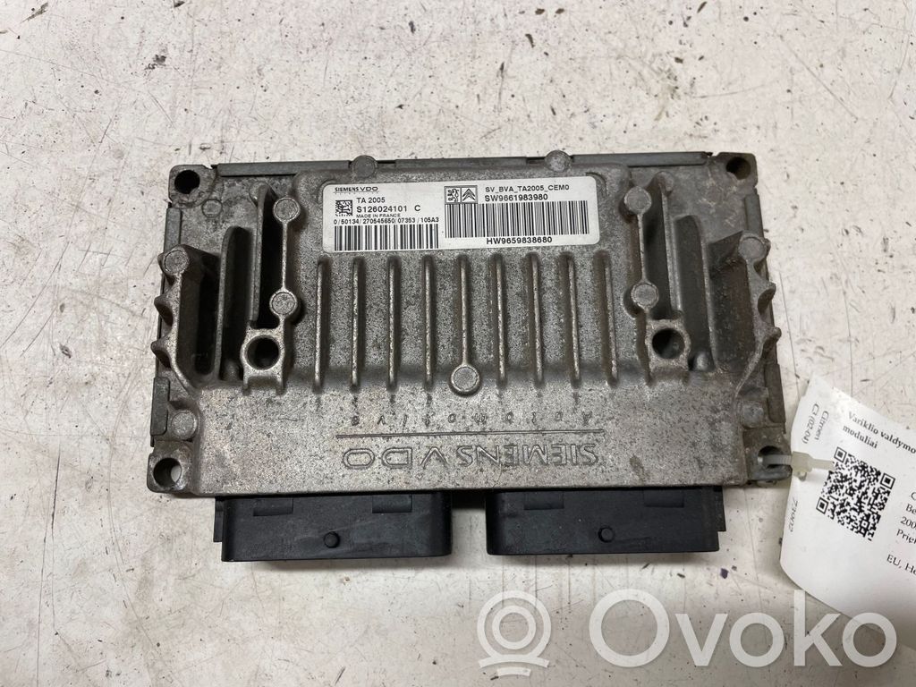 Citroen C3 Engine control unit/module 