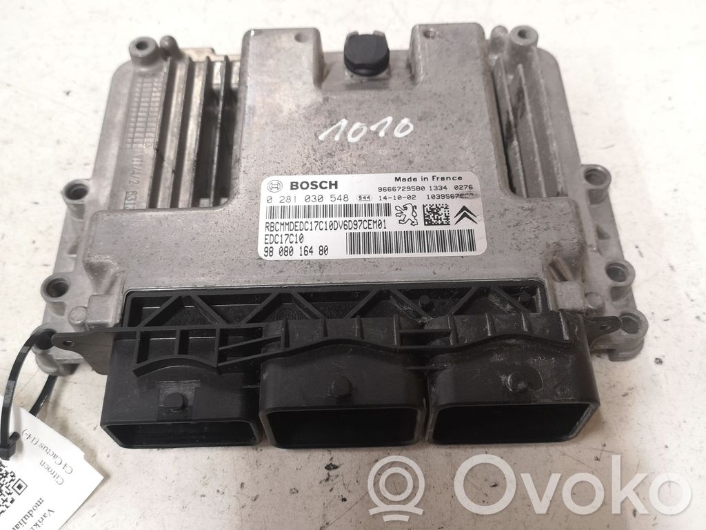 Citroen C4 Cactus Engine control unit/module 