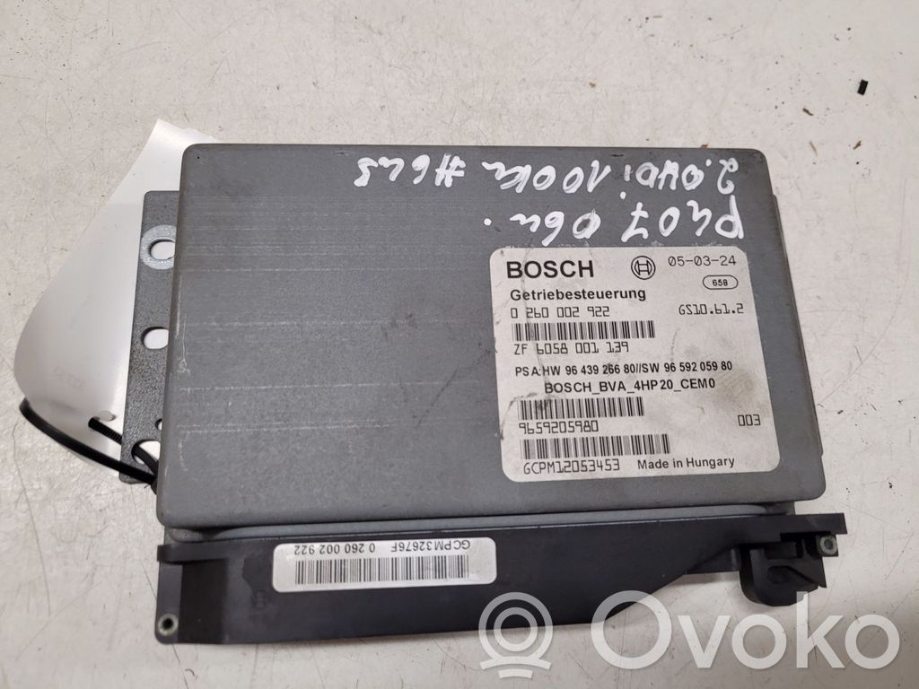 Peugeot 407 Gearbox control unit/module 
