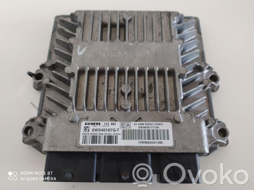 Peugeot 407 Engine control unit/module 