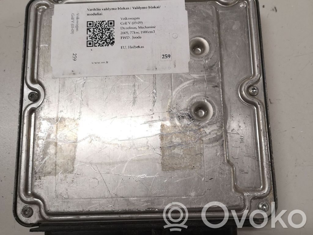 Engine control unit/module   0281011900,03G906019CB