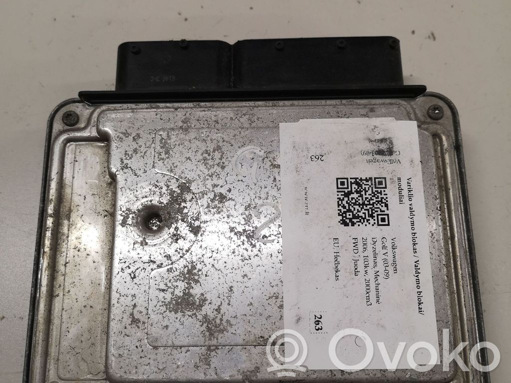 Engine control unit/module   0281013228,03G906021KK