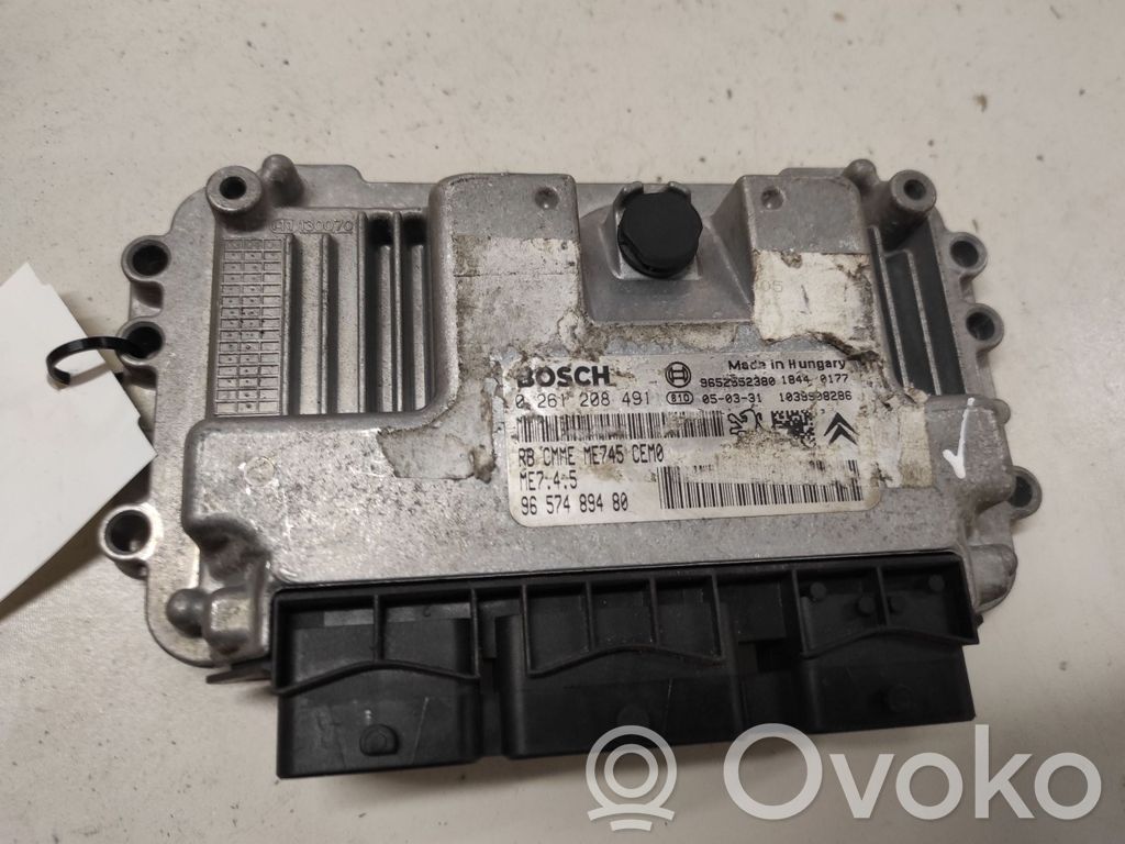 Citroen C4 I Engine control unit/module 