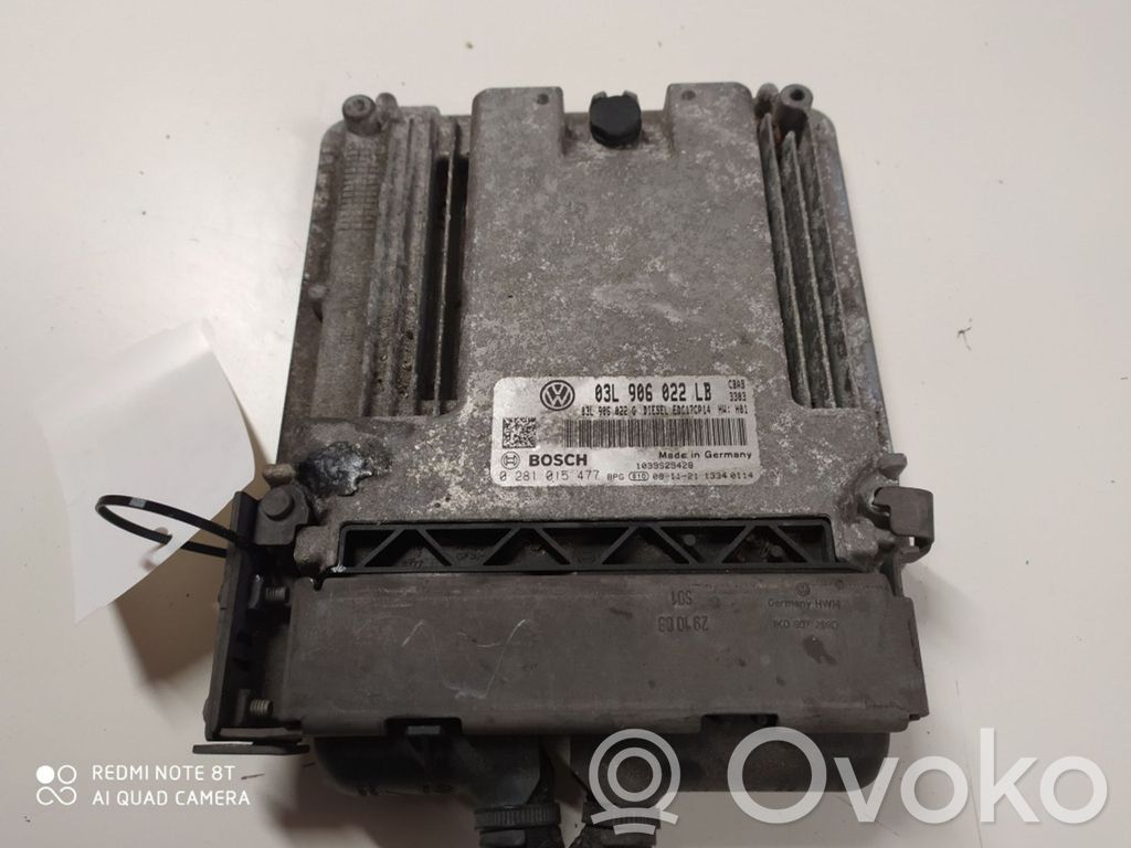 Volkswagen Golf VI Engine control unit/module 