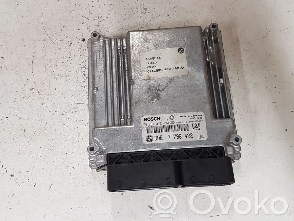 BMW 5 E60 E61 Engine control unit/module 