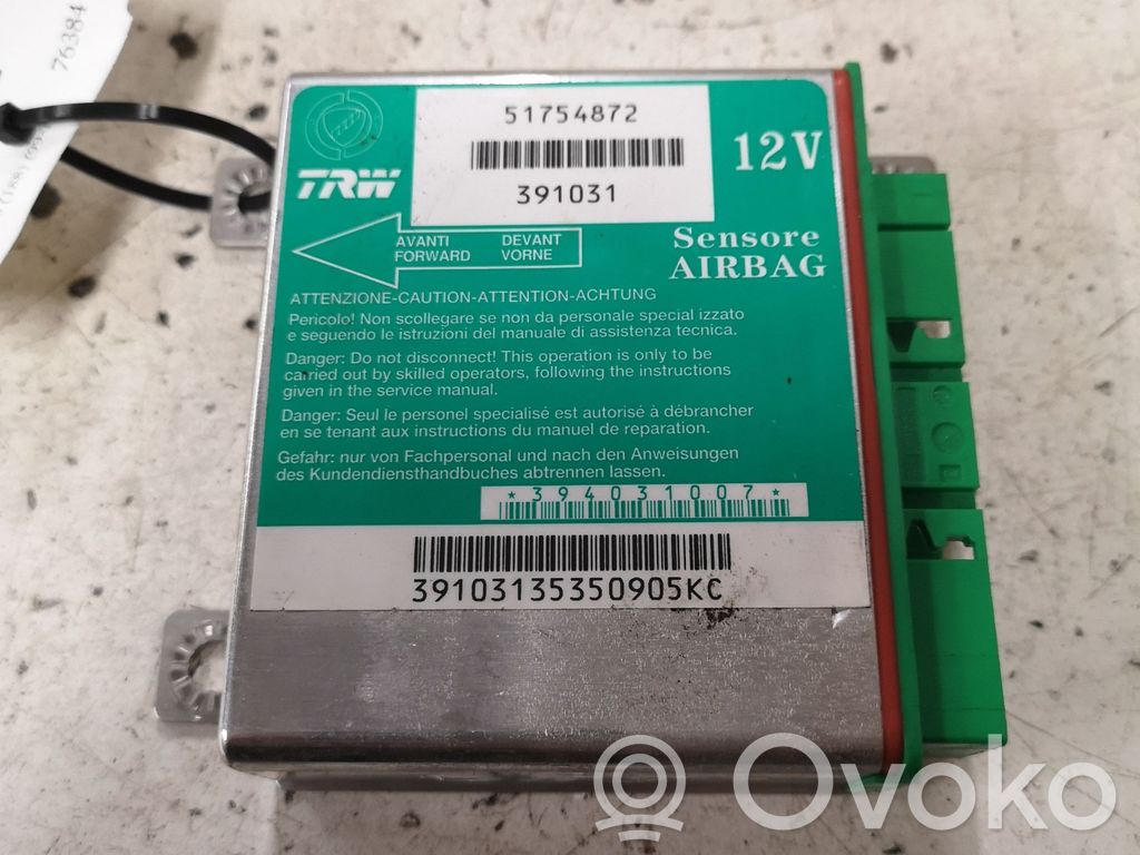 Fiat Punto (188) Airbag control unit/module 
