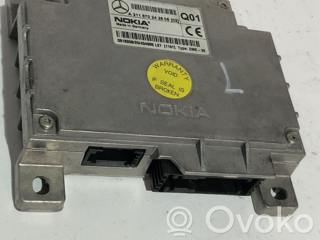 Mercedes-Benz E W211 Phone control unit/module 