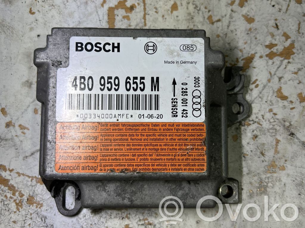 Audi A6 S6 C5 4B Airbag control unit/module 