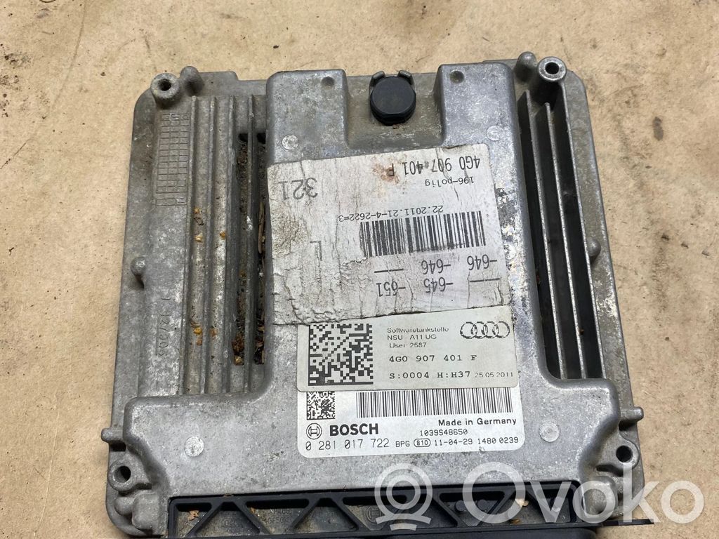 Audi A7 S7 4G Engine control unit/module 
