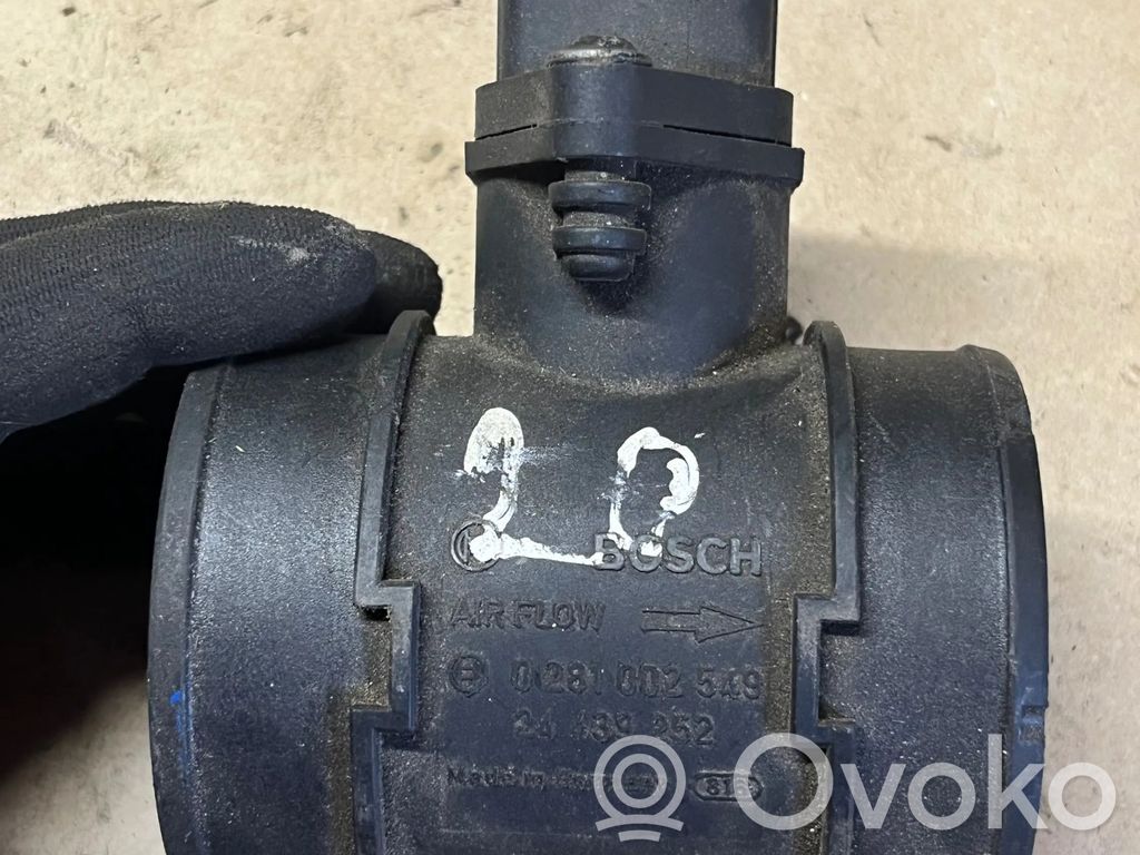 Opel Astra G Gaisa plūsmas mērītājs 