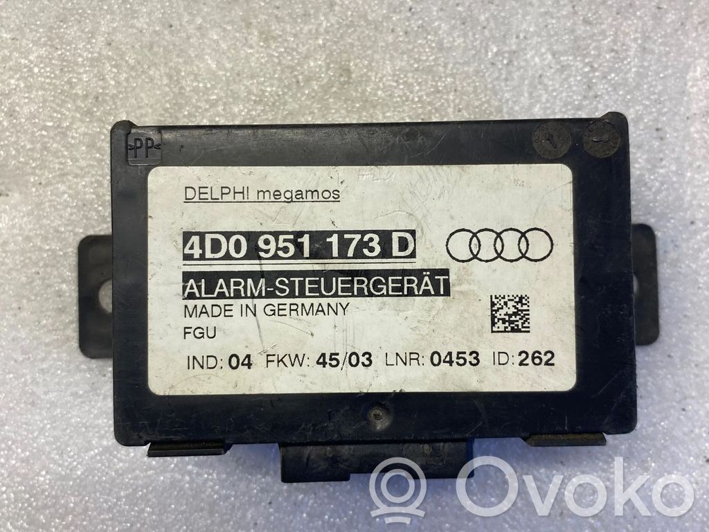 Audi A6 Allroad C5 Alarm control unit/module 