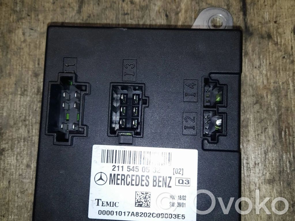 Mercedes-Benz E W211 Comfort/convenience module 