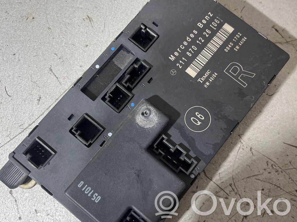 Mercedes-Benz E W211 Door control unit/module 