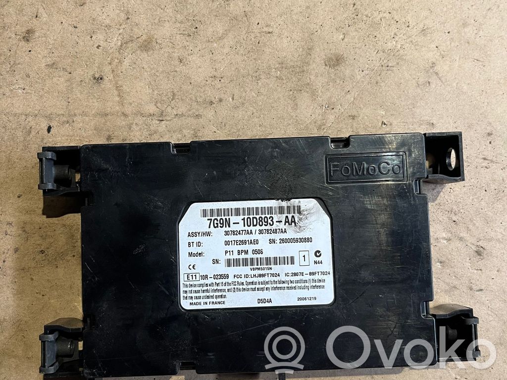 Unidad de control/módulo de bluetooth   7G9N10D893AA,30782487AA,30782477AA