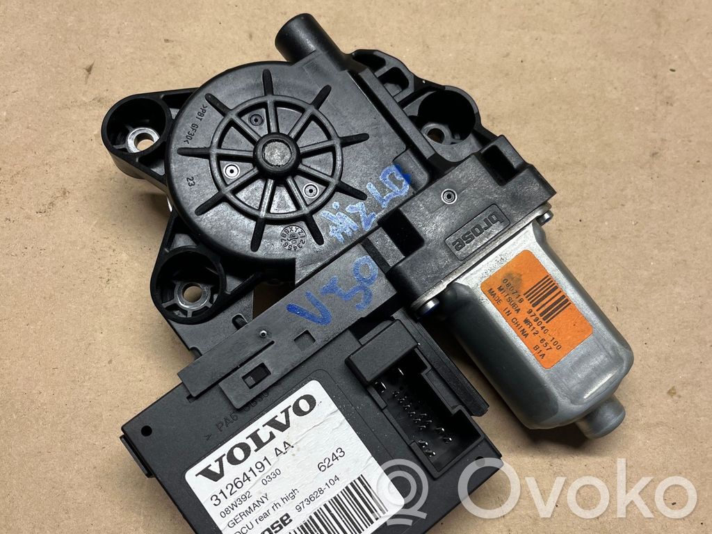 Volvo V50 Takaoven ikkunan nostomoottori 