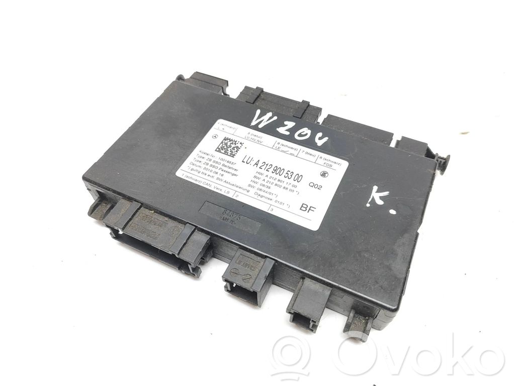Mercedes-Benz C W204 Module de commande de siège 