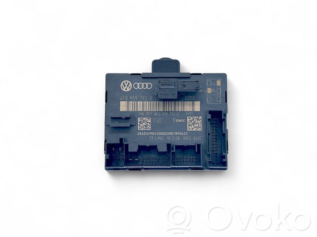 Audi A6 S6 C6 4F Door control unit/module 