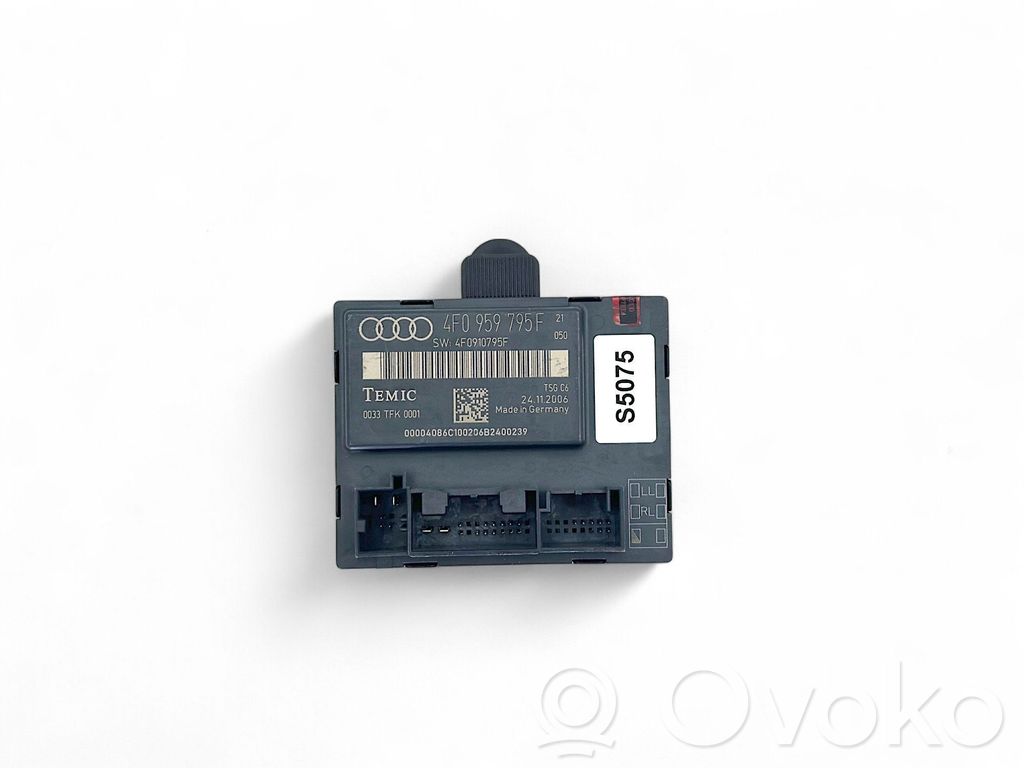 Audi A6 S6 C6 4F Door control unit/module 