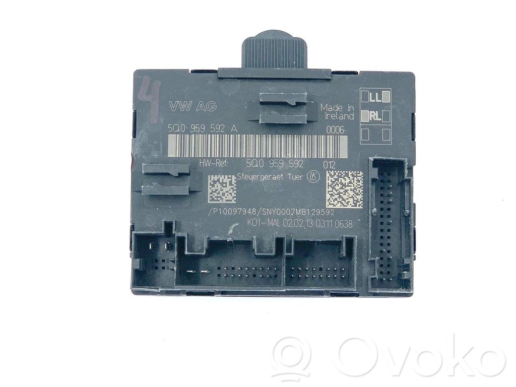 Audi A3 S3 8V Door control unit/module 