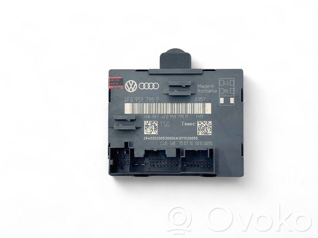 Audi A6 S6 C6 4F Door control unit/module 