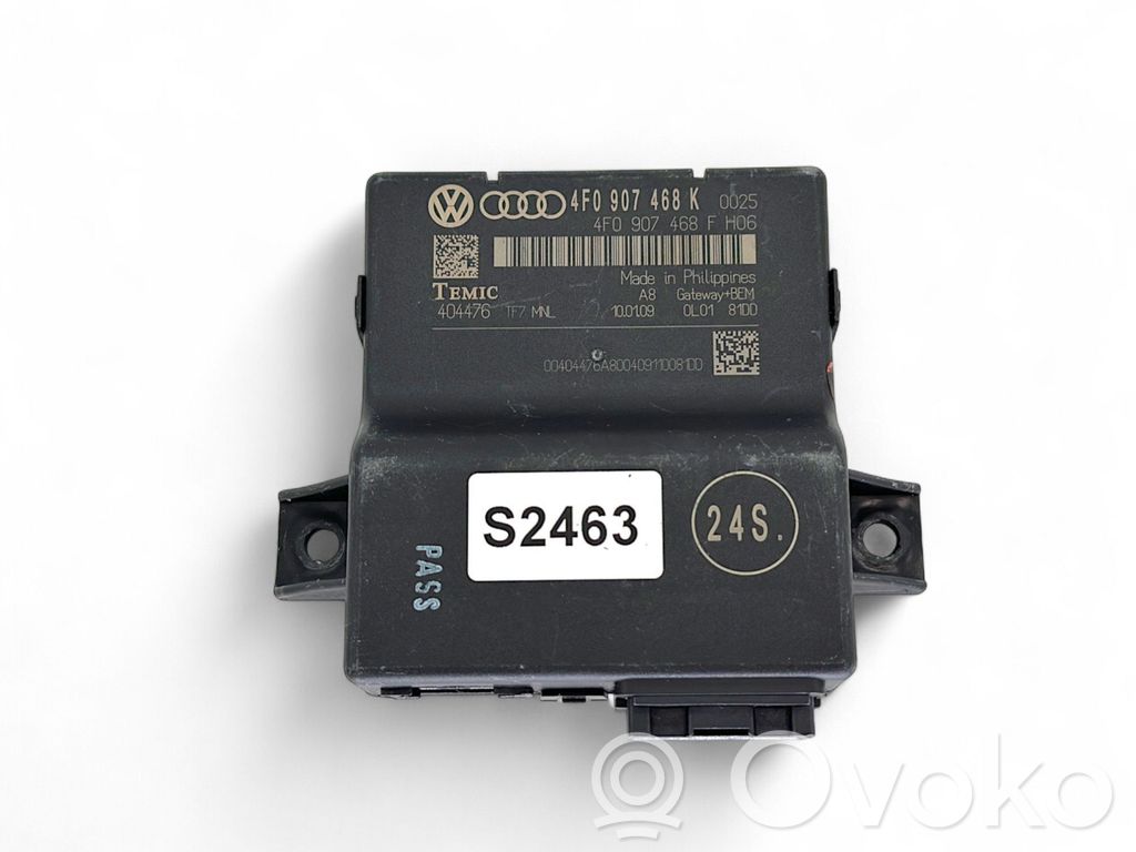 Audi A6 S6 C6 4F Gateway control module 
