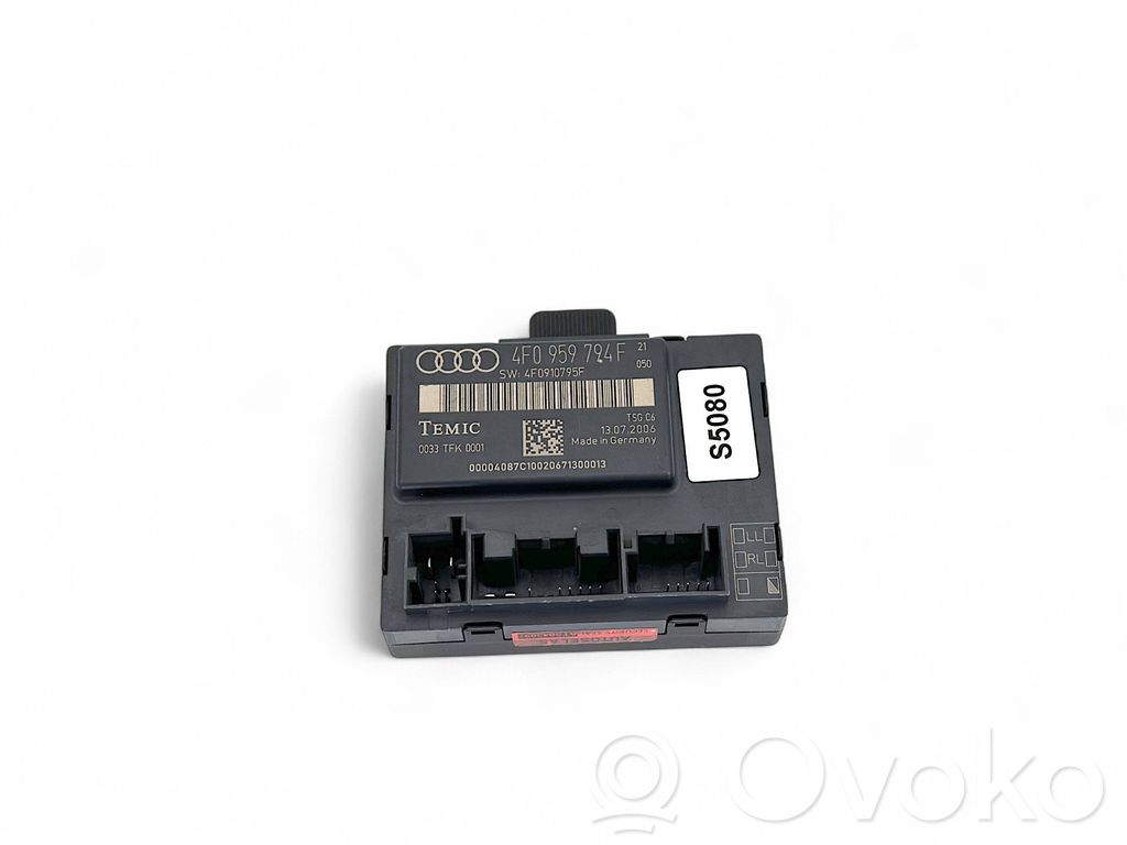 Audi A6 S6 C6 4F Door control unit/module 