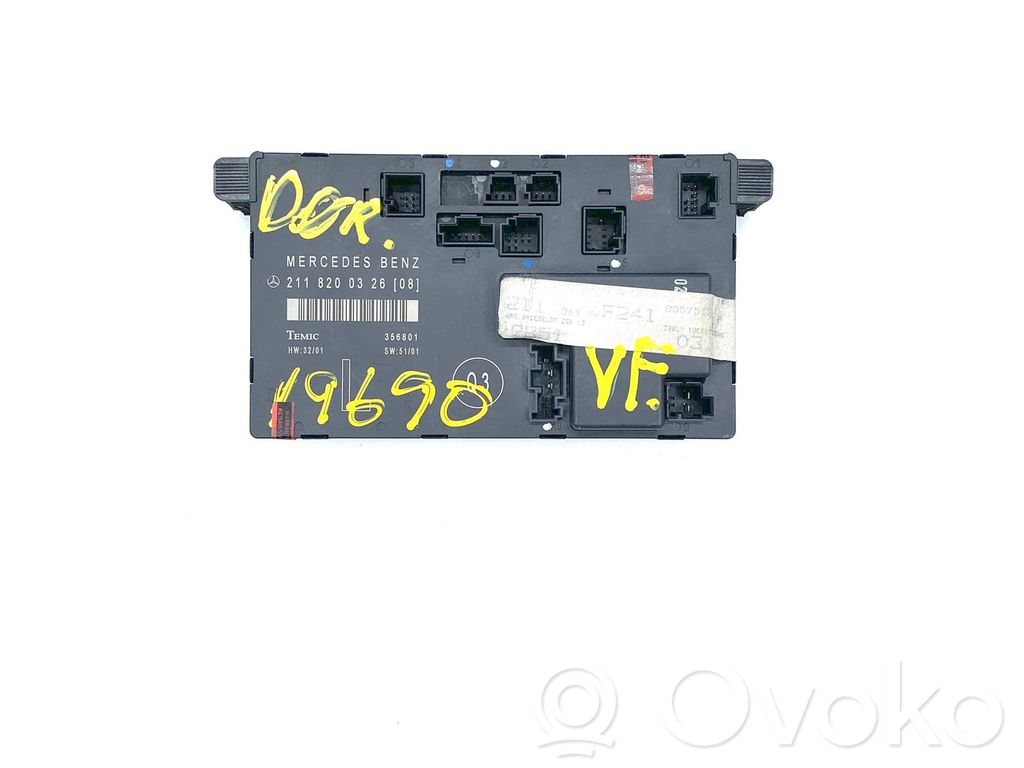Mercedes-Benz E W211 Door control unit/module 