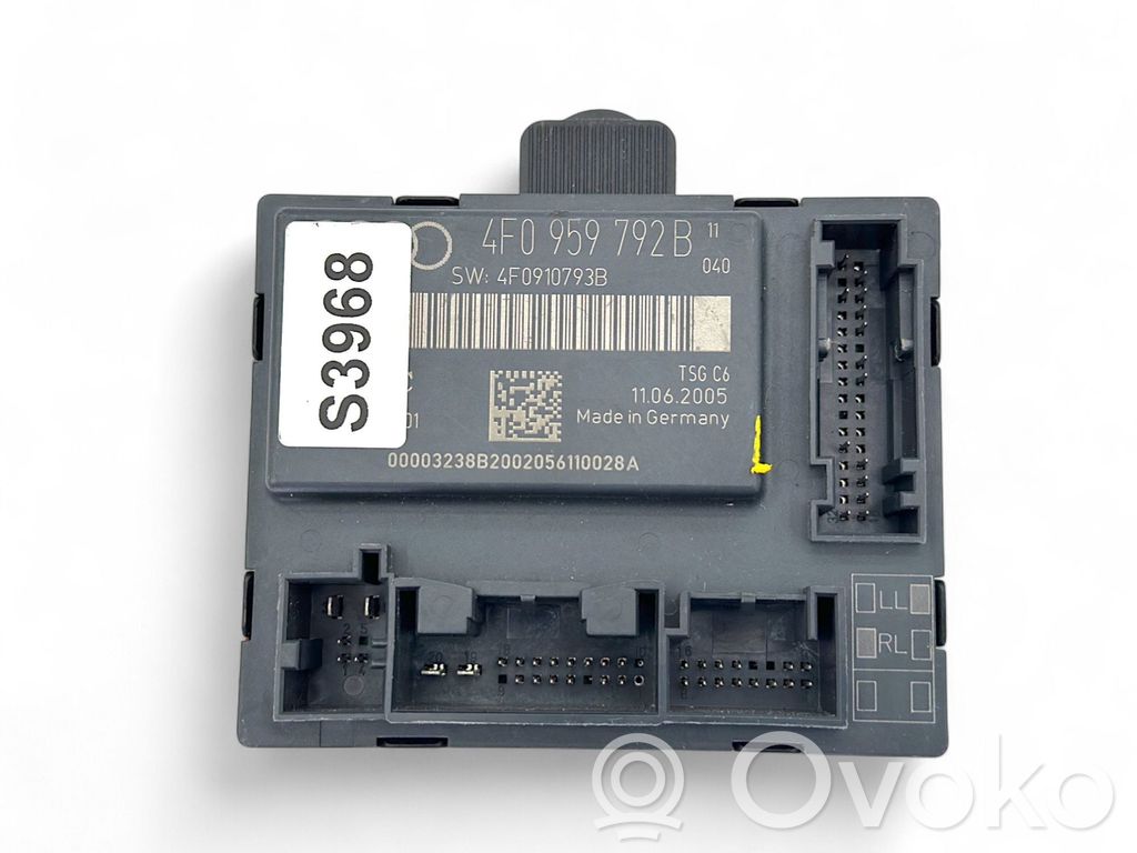 Audi A6 S6 C6 4F Door control unit/module 