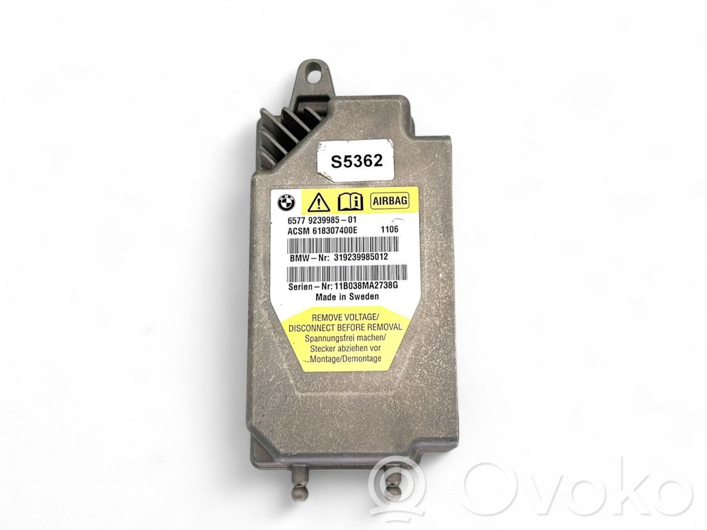 BMW 5 F10 F11 Airbag control unit/module 
