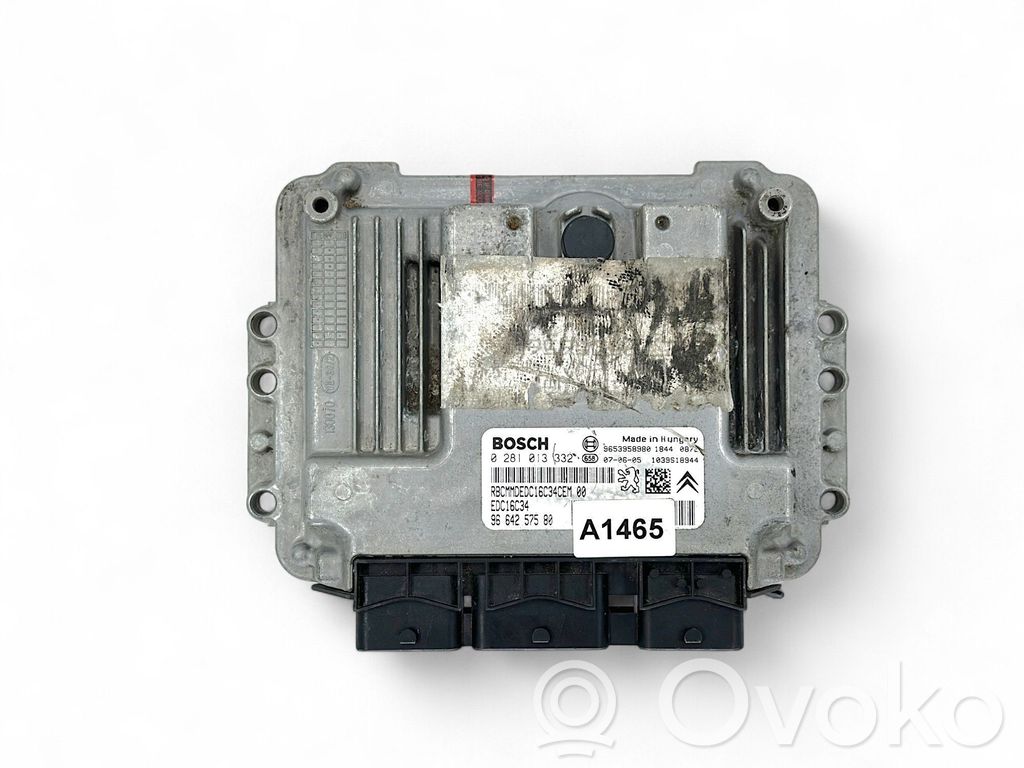 Peugeot 308 Engine control unit/module 