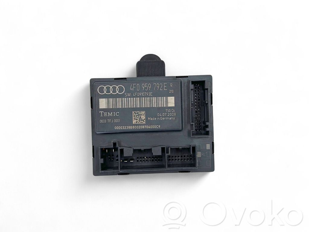 Audi A6 S6 C6 4F Door control unit/module 